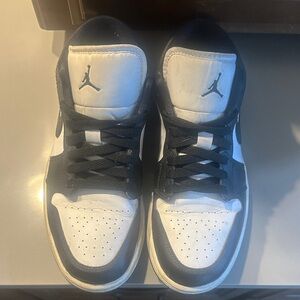 Air Jordan Black and White Sneakers